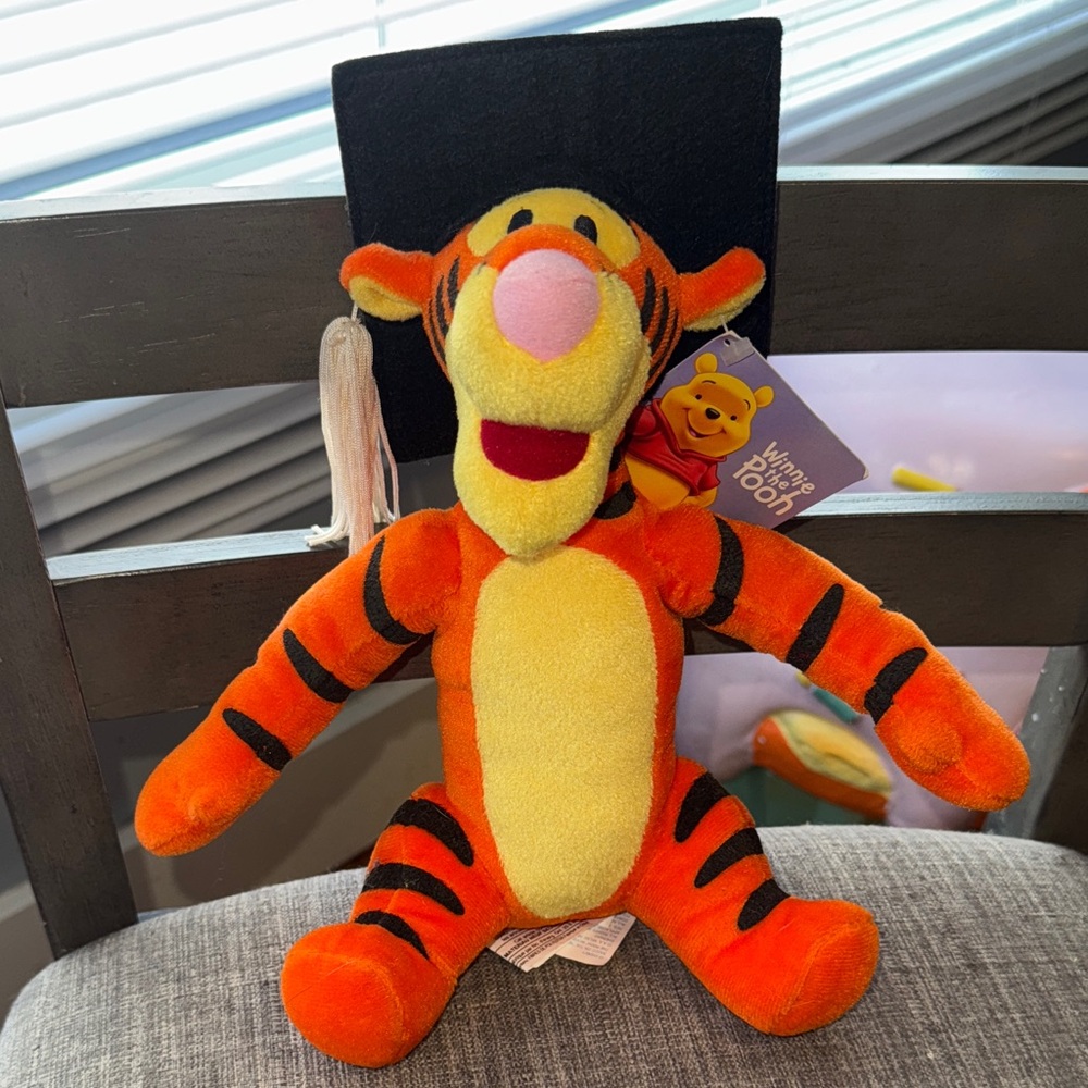 Disney Graduation Hat Tigger plush